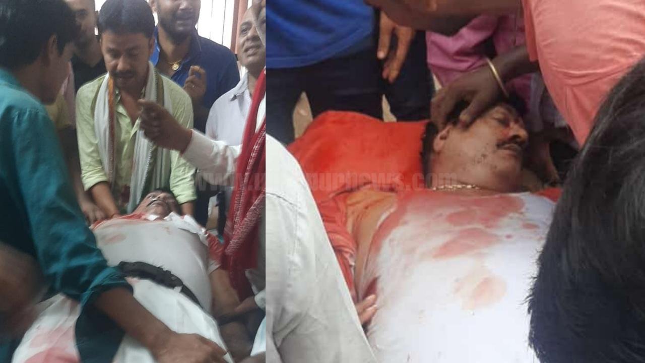 मुखिया पति शशिनाथ झा की गोली मारकर की हत्या