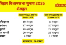Bihar Vidhan Sabha chunav 2025 (