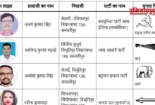 Vibhutipur Vidhansabha partyasi