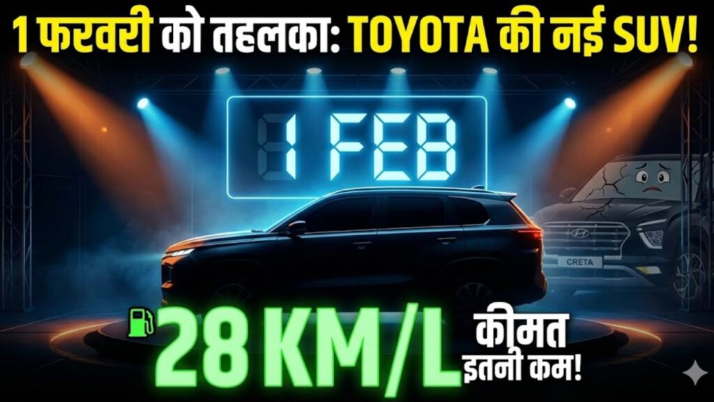 Toyota new SUV launch Feb 2026