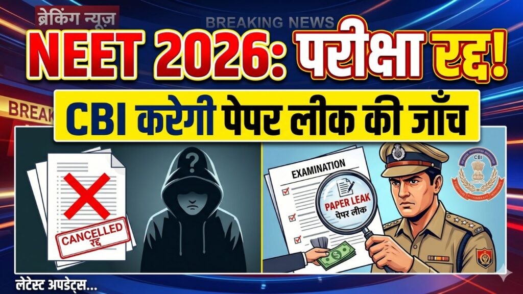 NEET 2026 Cancelled