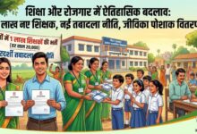 राज्य सरकार ने शिक्षा और रोजगार को लेकर बड़ी घोषणा की है। अगले 5 वर्षों में 1 लाख शिक्षकों की भर्ती होगी और शिक्षकों के लिए नई पारदर्शी तबादला नीति लागू होगी