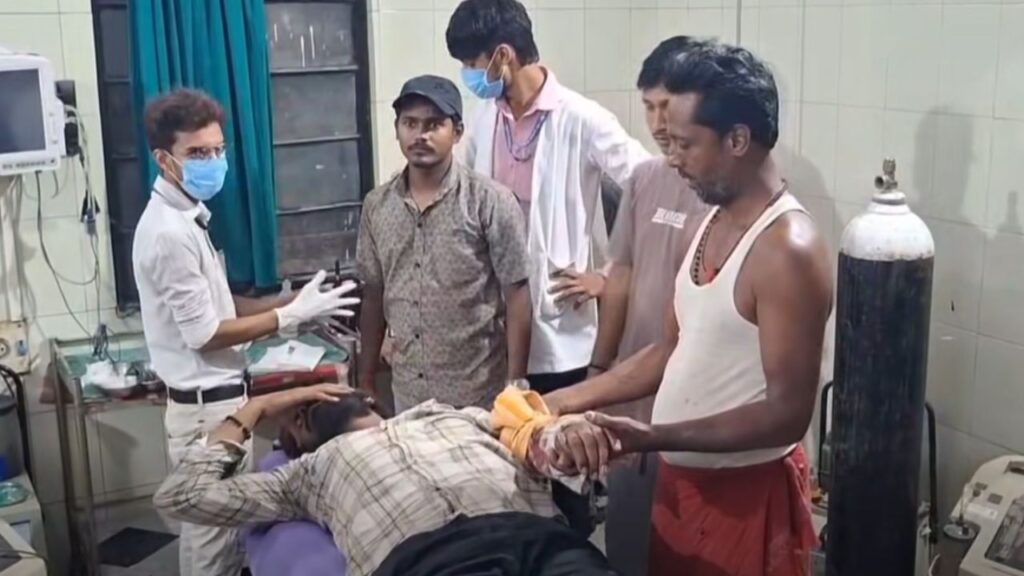 समस्तीपुर में गोलीबारी के बाद पुलिस की जांच और सदर अस्पताल
