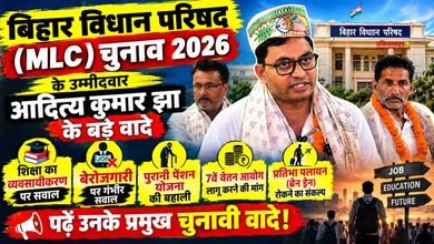 MLC Candidate Aaditya Kumar Jha